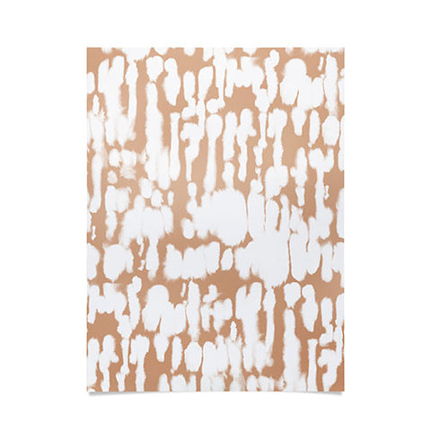 Jacqueline Maldonado Inky Inverse Terra Cotta Poster