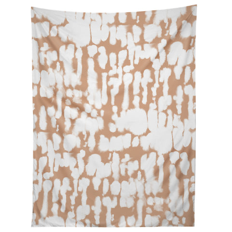 Jacqueline Maldonado Inky Inverse Terra Cotta Tapestry