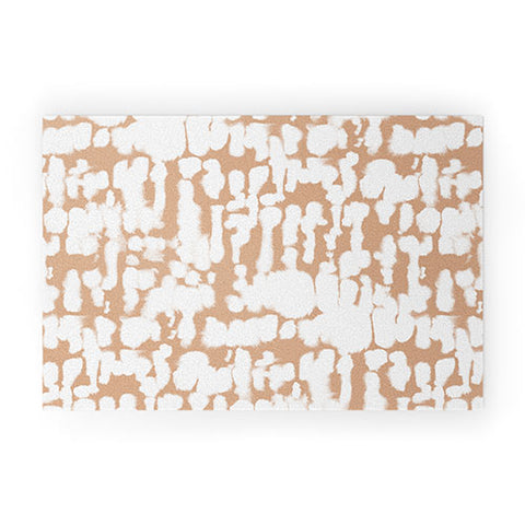 Jacqueline Maldonado Inky Inverse Terra Cotta Welcome Mat