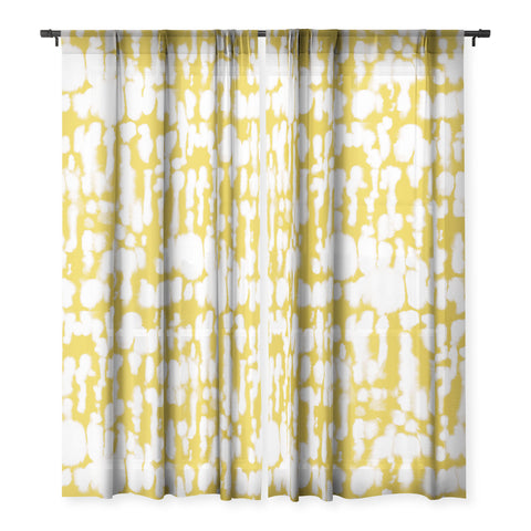 Jacqueline Maldonado Inky Inverse Yellow Sheer Non Repeat