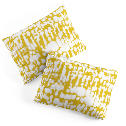 Jacqueline Maldonado Inky Inverse Yellow Pillow Shams