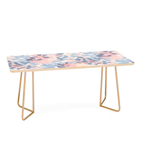 Jacqueline Maldonado Intuition Pale Peach and Blue Coffee Table