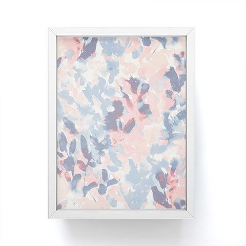 Jacqueline Maldonado Intuition Pale Peach and Blue Framed Mini Art Print