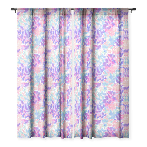 Jacqueline Maldonado Intuition Pastel Sheer Window Curtain