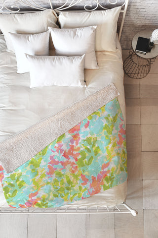 Jacqueline Maldonado Intuition Wild and Free Fleece Throw Blanket