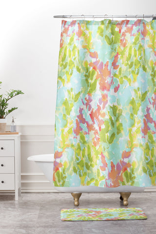 Jacqueline Maldonado Intuition Wild and Free Shower Curtain And Mat