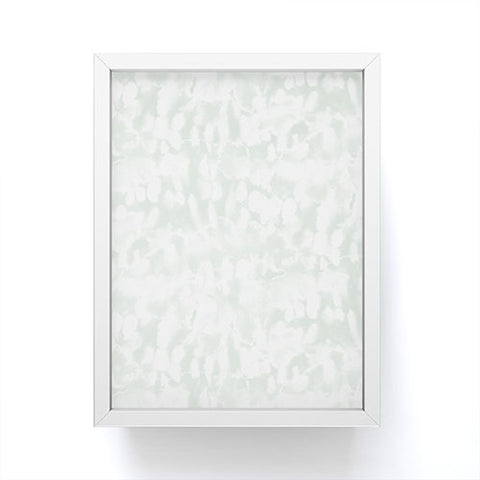 Jacqueline Maldonado Inverse Ice Dye Green Tea Framed Mini Art Print