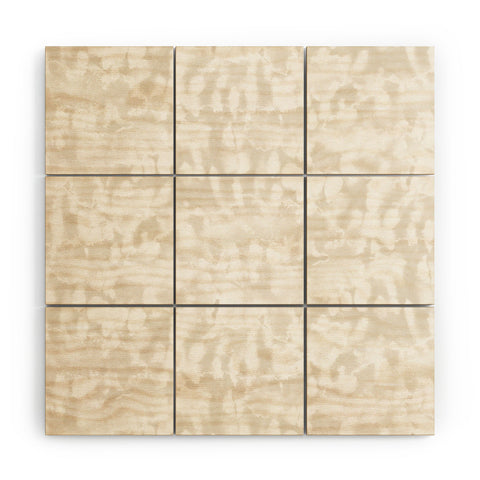 Jacqueline Maldonado Inverse Ice Dye Neutral Wood Wall Mural