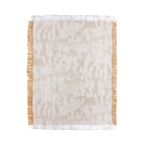 Jacqueline Maldonado Inverse Ice Dye Neutral Throw Blanket