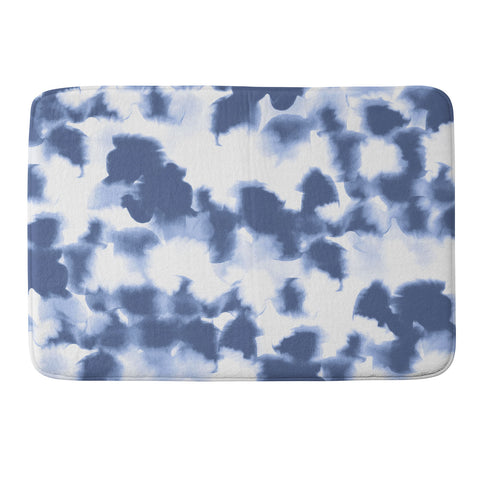 Jacqueline Maldonado Kindred Spirits Slate Blue Memory Foam Bath Mat