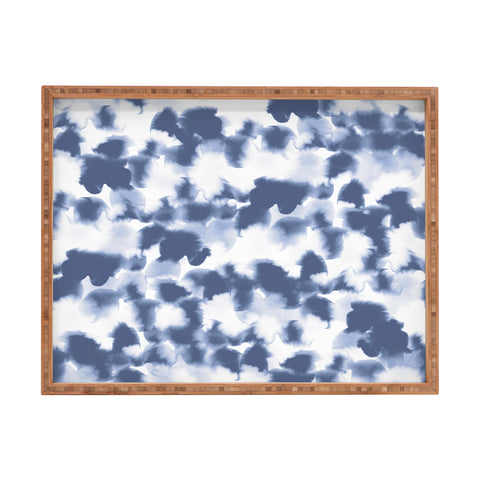 Jacqueline Maldonado Kindred Spirits Slate Blue Rectangular Tray