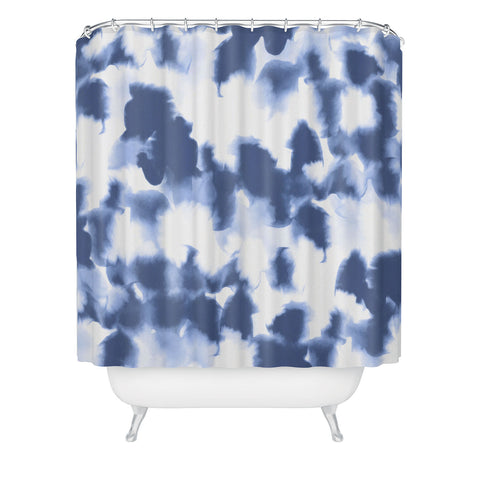 Jacqueline Maldonado Kindred Spirits Slate Blue Shower Curtain