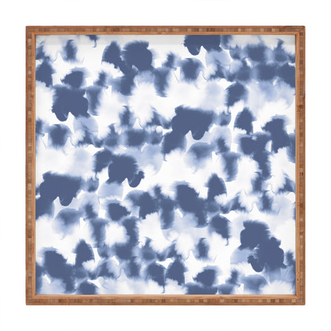 Jacqueline Maldonado Kindred Spirits Slate Blue Square Tray
