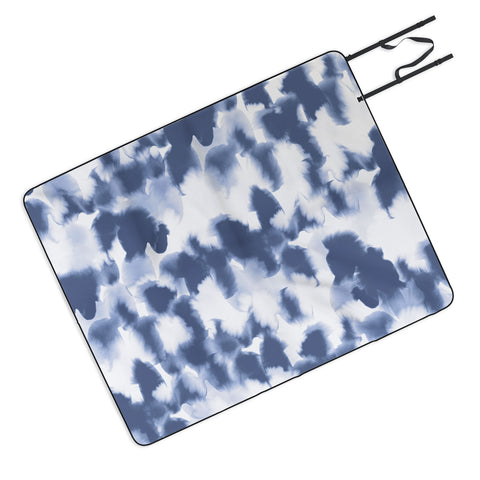 Jacqueline Maldonado Kindred Spirits Slate Blue Picnic Blanket