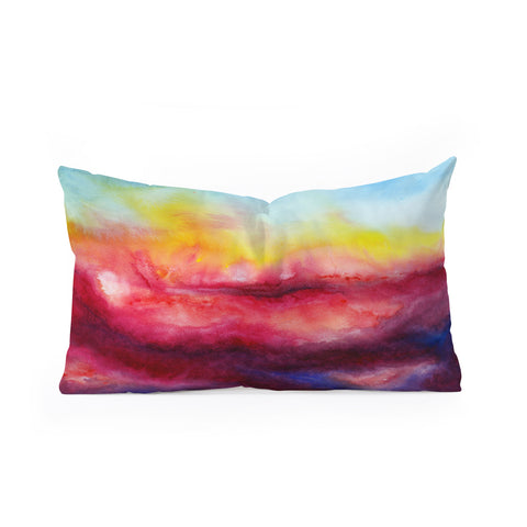 Jacqueline Maldonado Kiss Of Life Oblong Throw Pillow