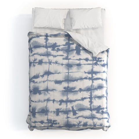 Jacqueline Maldonado Lateral Slate Blue Comforter