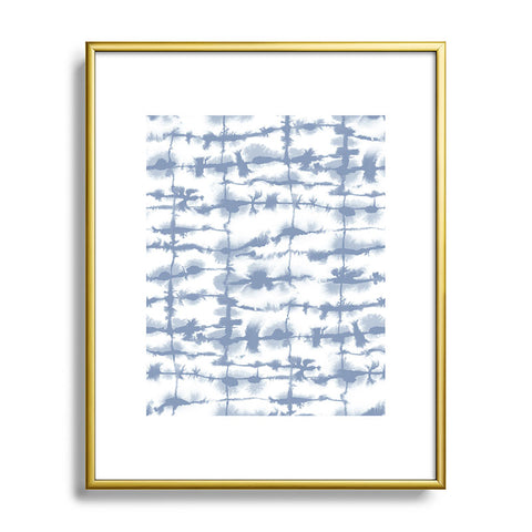 Jacqueline Maldonado Lateral Slate Blue Metal Framed Art Print