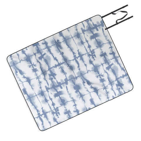 Jacqueline Maldonado Lateral Slate Blue Picnic Blanket