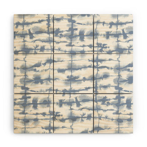 Jacqueline Maldonado Lateral Slate Blue Wood Wall Mural