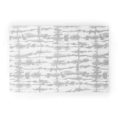 Jacqueline Maldonado Lateral Soft Gray Welcome Mat