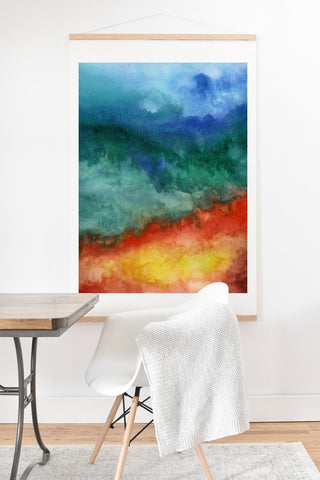 Jacqueline Maldonado Leaving California Art Print And Hanger