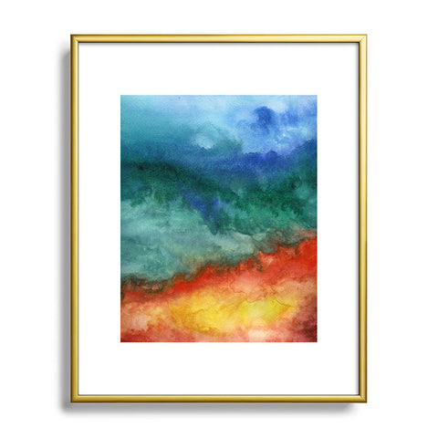 Jacqueline Maldonado Leaving California Metal Framed Art Print