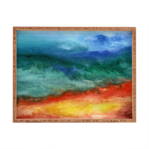 Jacqueline Maldonado Leaving California Rectangular Tray