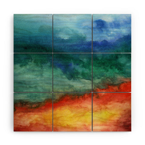 Jacqueline Maldonado Leaving California Wood Wall Mural