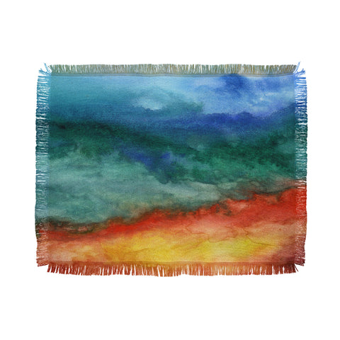 Jacqueline Maldonado Leaving California Throw Blanket