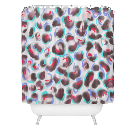 Jacqueline Maldonado Leopard Cool Shower Curtain