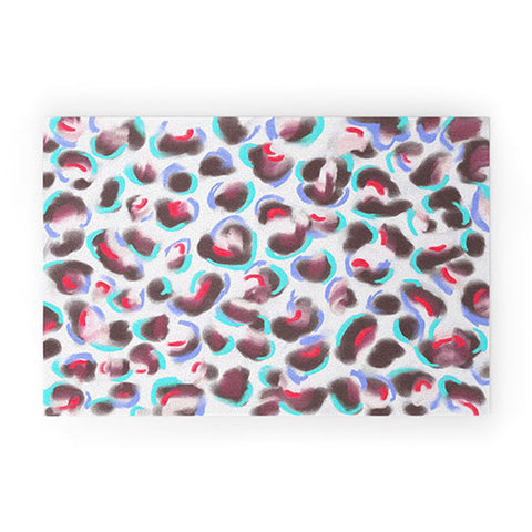 Jacqueline Maldonado Leopard Cool Welcome Mat