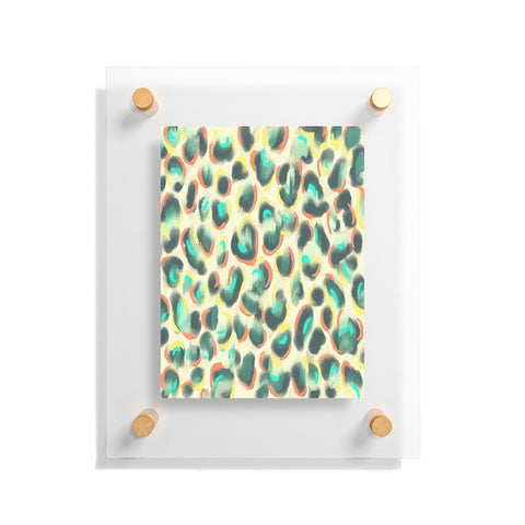 Jacqueline Maldonado Leopard Warm Floating Acrylic Print