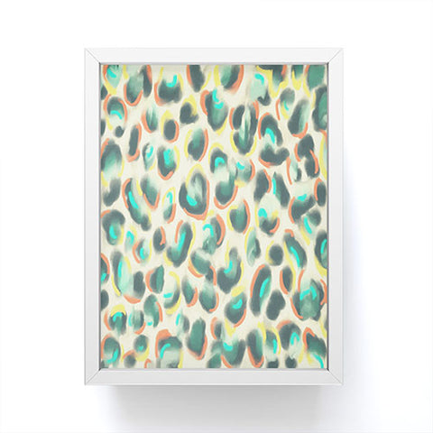 Jacqueline Maldonado Leopard Warm Framed Mini Art Print