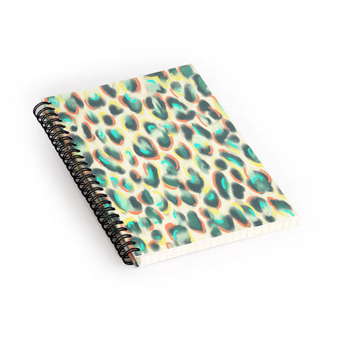 Jacqueline Maldonado Leopard Warm Spiral Notebook