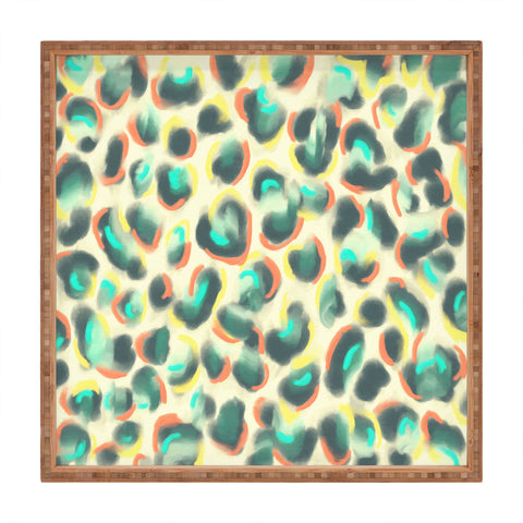 Jacqueline Maldonado Leopard Warm Square Tray