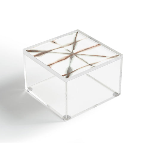 Jacqueline Maldonado Light Dye Folding Taupe Acrylic Box