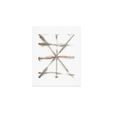 Jacqueline Maldonado Light Dye Folding Taupe Art Print