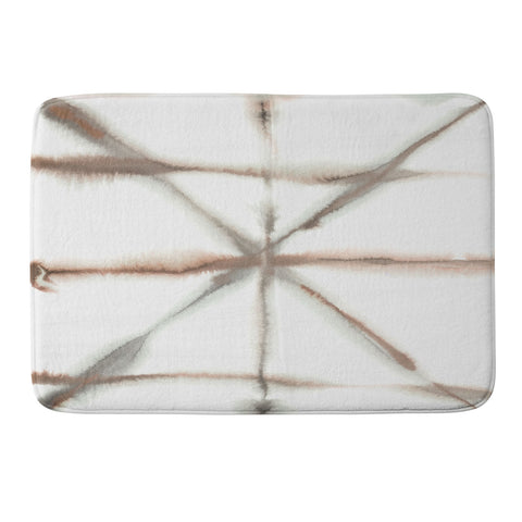 Jacqueline Maldonado Light Dye Folding Taupe Memory Foam Bath Mat