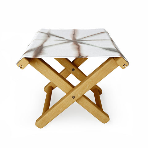 Jacqueline Maldonado Light Dye Folding Taupe Folding Stool