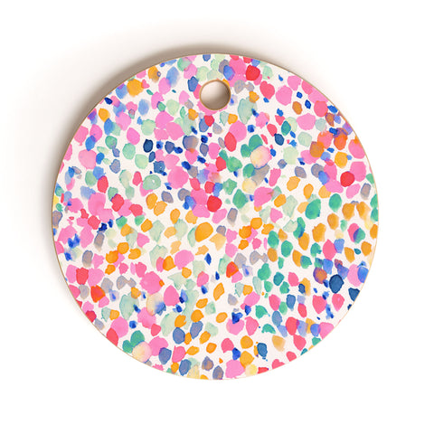 Jacqueline Maldonado Lighthearted Pastel Cutting Board Round