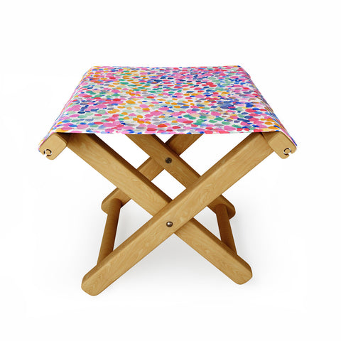 Jacqueline Maldonado Lighthearted Pastel Folding Stool