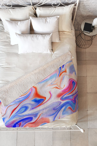 Jacqueline Maldonado Liquid 1 Fleece Throw Blanket