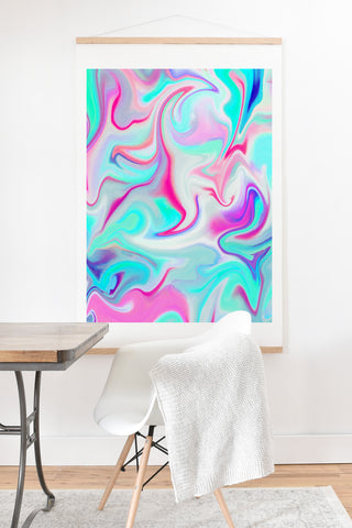 Jacqueline Maldonado Liquid 3 Art Print And Hanger