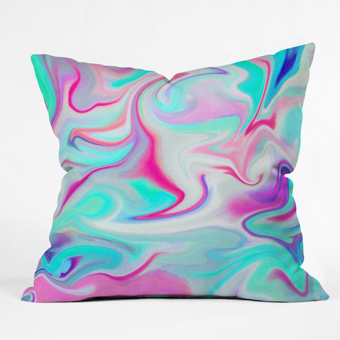 Jacqueline Maldonado Liquid 3 Outdoor Throw Pillow