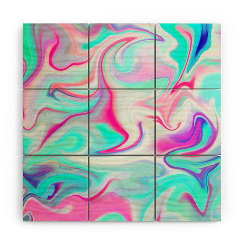 Jacqueline Maldonado Liquid 3 Wood Wall Mural