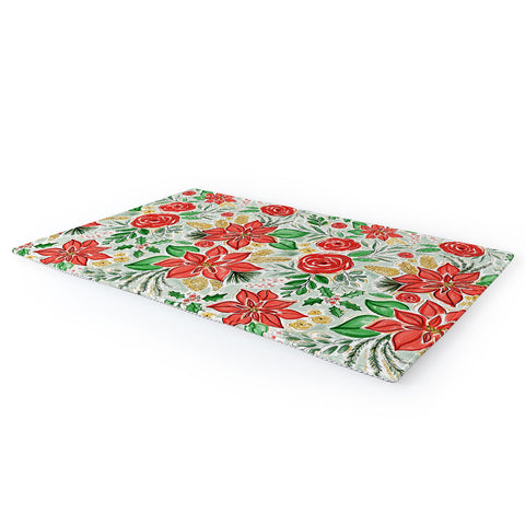 Jacqueline Maldonado Lively Christmas Floral Area Rug