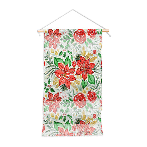 Jacqueline Maldonado Lively Christmas Floral Wall Hanging Portrait