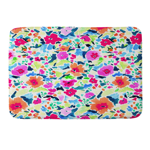 Jacqueline Maldonado Livs Room Orange Memory Foam Bath Mat