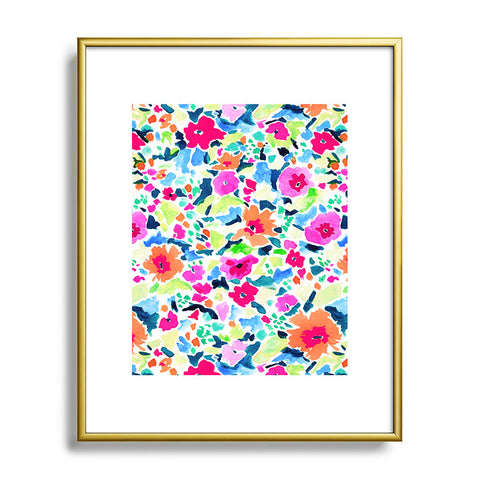 Jacqueline Maldonado Livs Room Orange Metal Framed Art Print