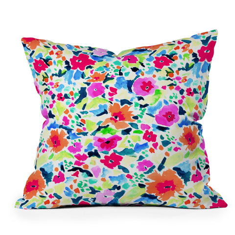 Jacqueline Maldonado Livs Room Orange Throw Pillow